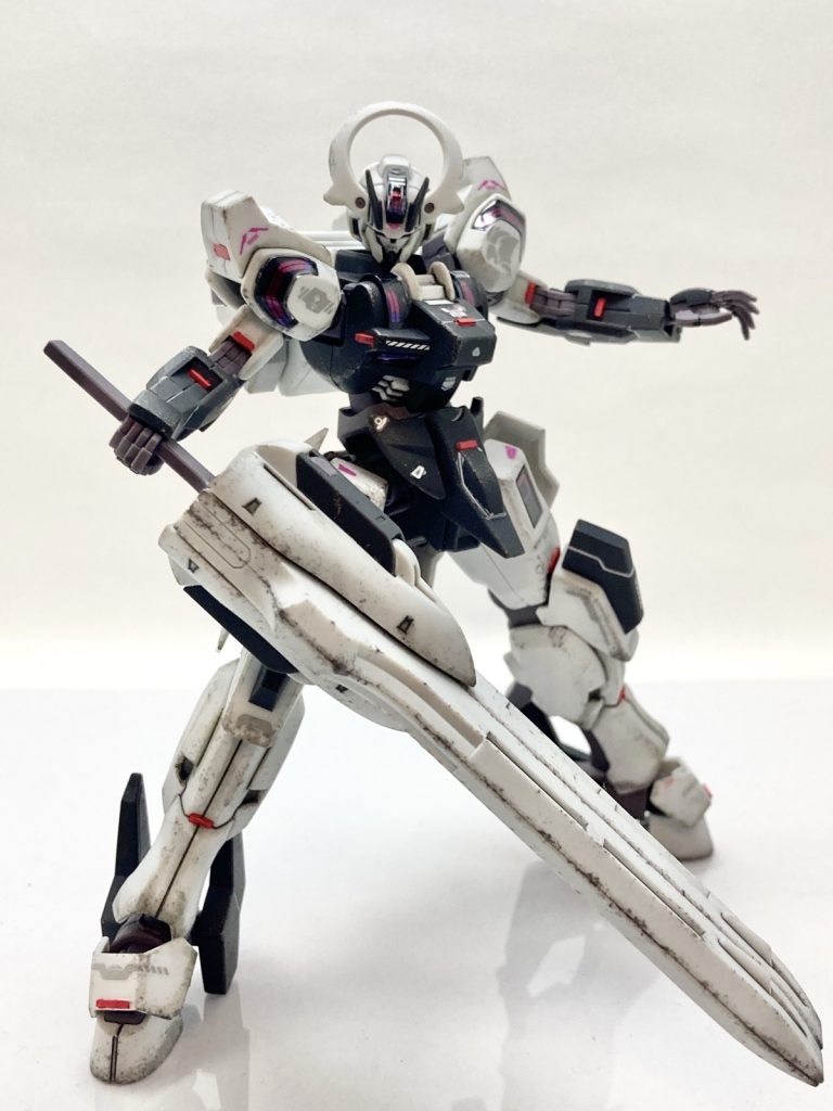 ガンダムシュバルゼッテ–8枚目/制作者：レン@筆塗り部分塗装