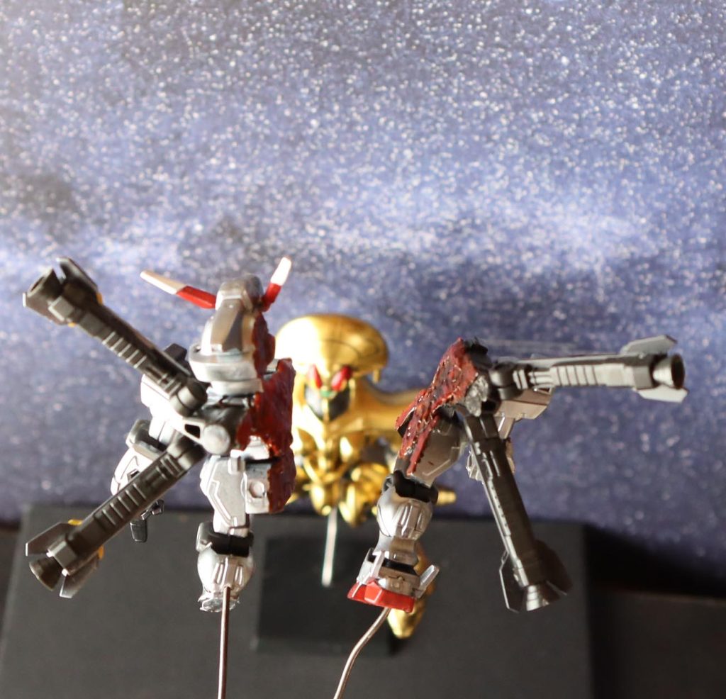 クロスボーンガンダム X-0　VS ミダス（モビルスーツアンサンブル）–4枚目/制作者：tytaniaIII