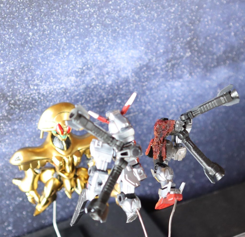 クロスボーンガンダム X-0　VS ミダス（モビルスーツアンサンブル）–5枚目/制作者：tytaniaIII