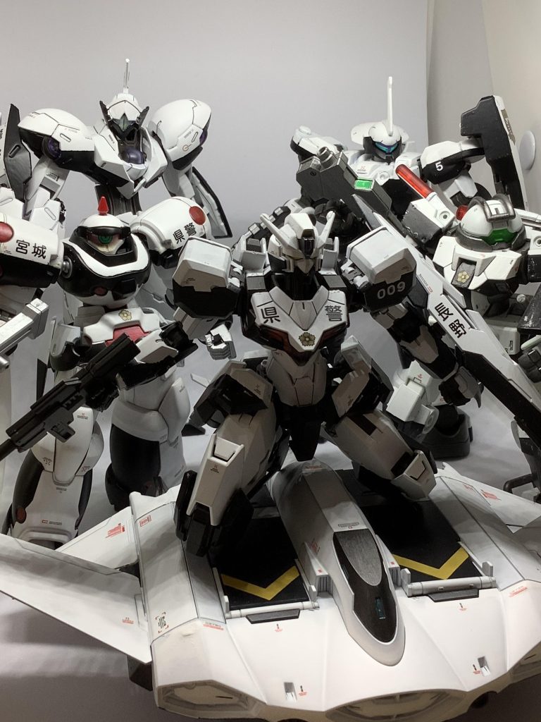 勢揃い。各県警から警視庁まで。