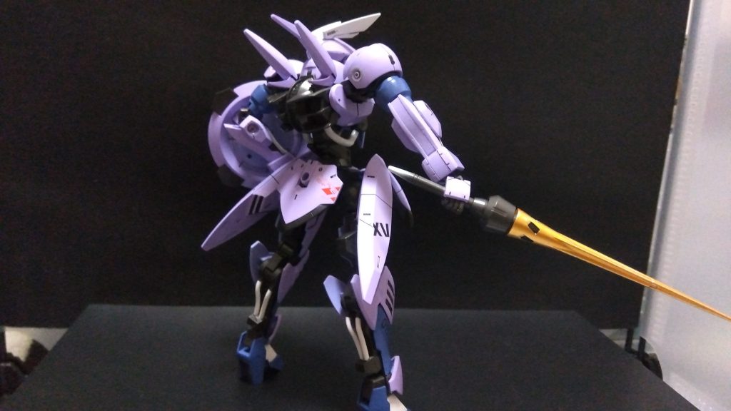 なーんかモーターヘッド味があって鉄血シリーズではこの機体好きなんよ…某社のMHにくらべれば遥かに作りやすいがな!