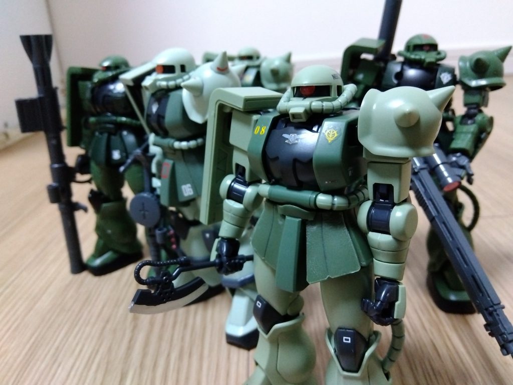 HGUC 量産型ザク(REVIVE)　(二体目)–5枚目/制作者：@toyo06r