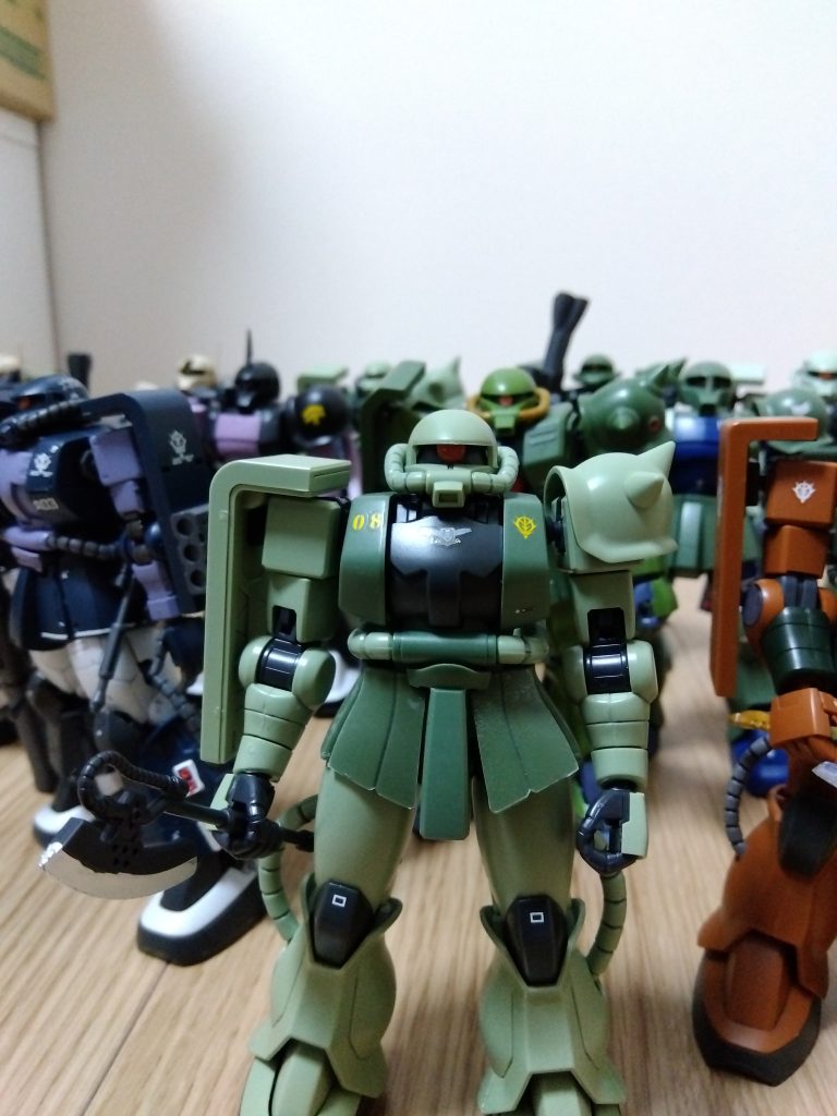 HGUC 量産型ザク(REVIVE)　(二体目)–4枚目/制作者：@toyo06r