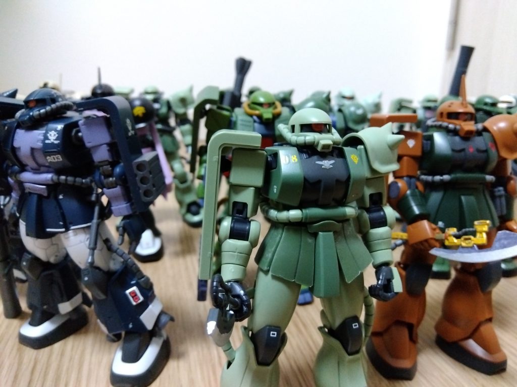 HGUC 量産型ザク(REVIVE)　(二体目)–3枚目/制作者：@toyo06r