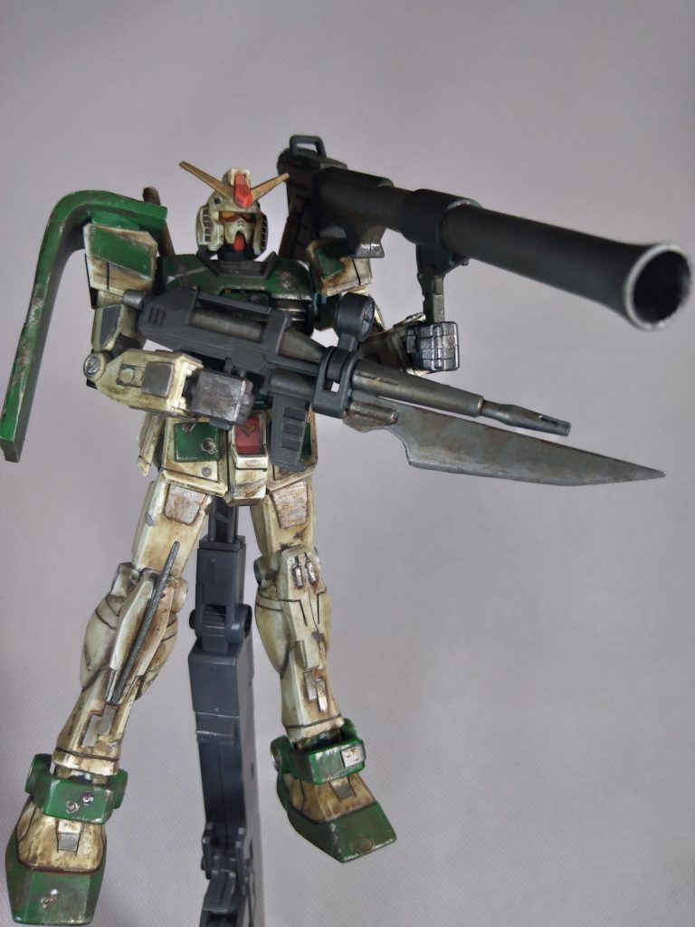 最終的に泥水にドボンさせたん？くらいの出来になってる気はするものの色々試行錯誤でガンプラ楽しかったかも！的な一作目