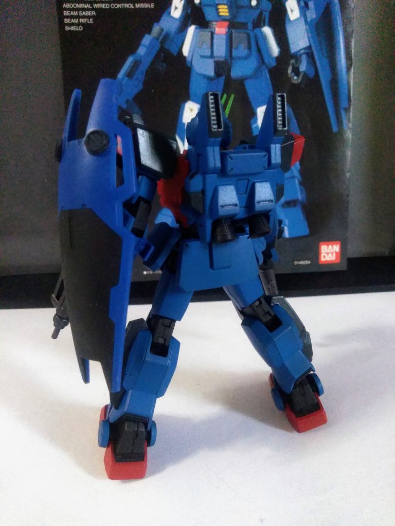 この功績により『中尉』に昇進。                     新たに『ダディズ プリーチ小隊隊長』に就任、辞令により宇宙へ上がるのでした。予備機体として生産された『ジム・ブルーデスティニー・タイプの空間戦闘仕様機』という脳内設定です😋 『EXAM』は搭載されてません😲