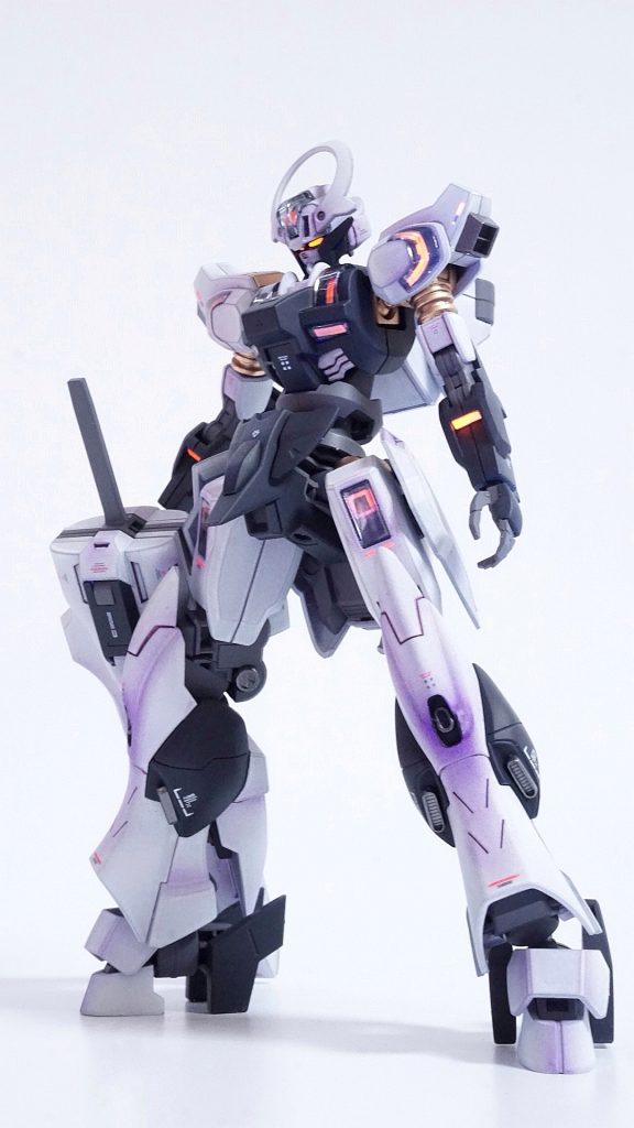 水星の機体全体に言えるんですけど、ちょっと寸詰まりかなと思って、全体的に等身を伸ばしてあります。