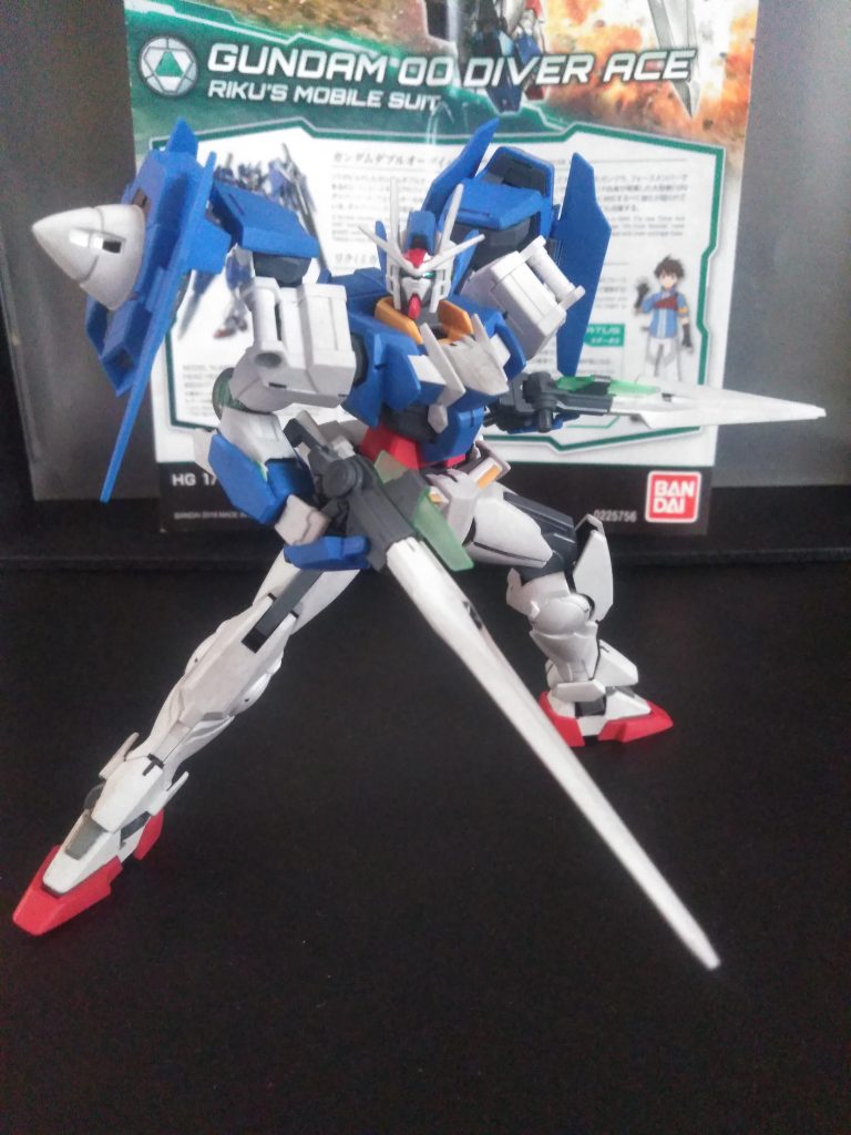 『GN ソードⅡ』も元キットと同じです😊       此方はライフル モード『B.F』と同じく此方でも劇中で『改造機体』が多々出演してくれて、ワクテカ(0ﾟ･∀･)wktk が凄かったです😤