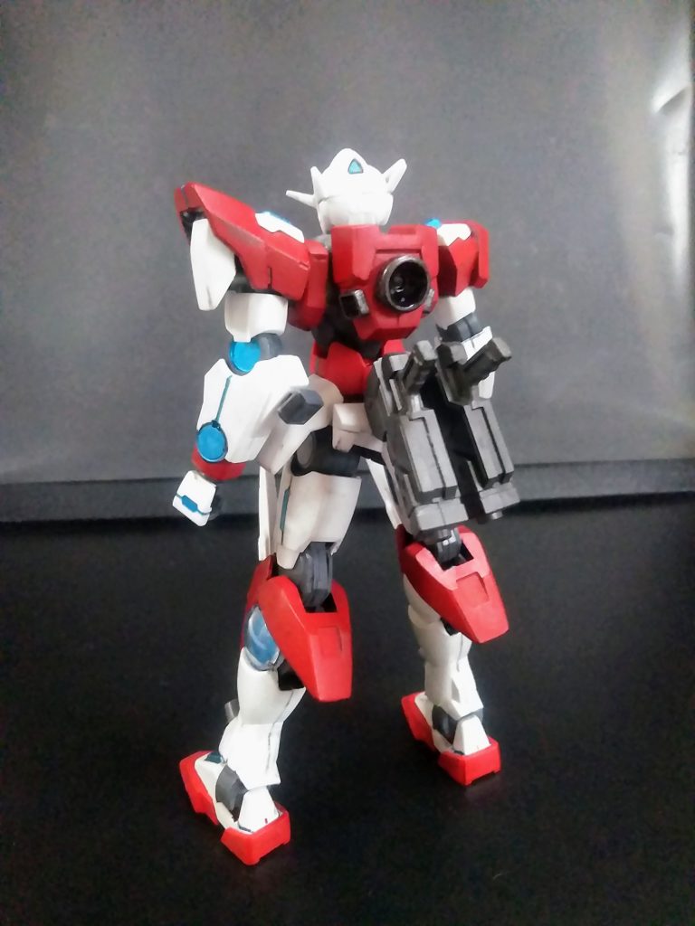 まんま『ダブルオークァンタ』ですね😆　       ダイバーは『ツツミ・リンゴ』　                     彩度商店街在住で『サツキノ・ミサちゃん』の幼なじみorケンカ友達となります😁