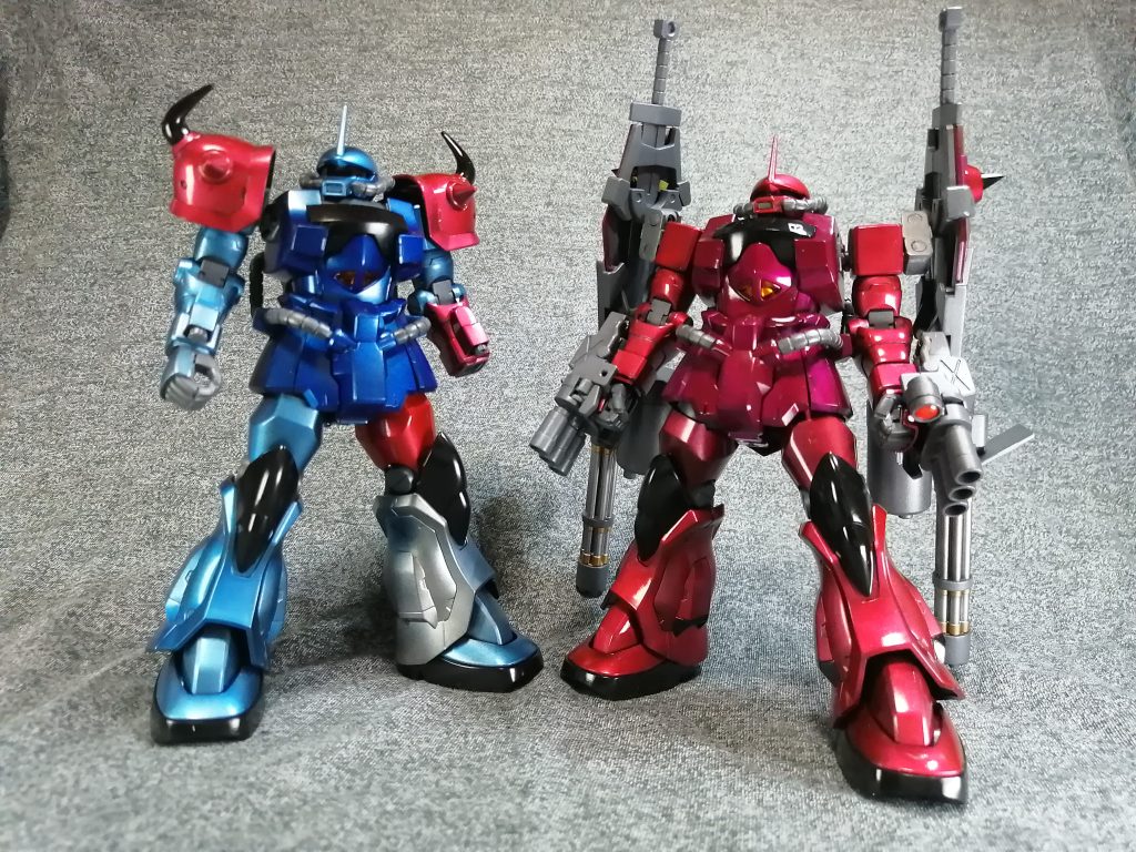 ガトリングシールドを紅鬼に取られたので、蒼鬼は近接専用機になる予定です。