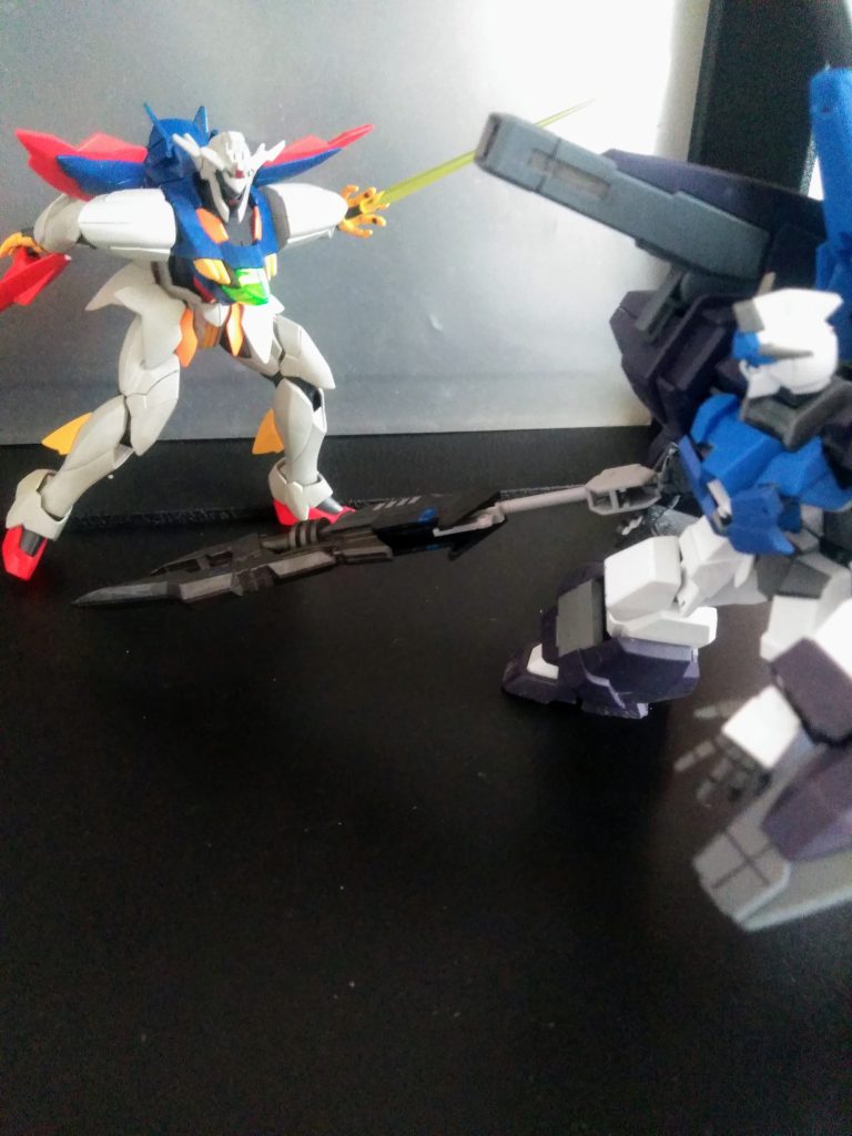 『力と技』のぶつかり合い❗　　　　　            この後ゼイドラが『ドジッ娘発動❗』をするのは目に見えてますね😔💨お目汚し ありがとうございました。