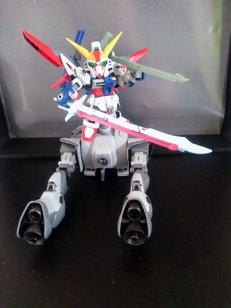 此れがヤリたかった😁　                                       SDでは戦闘時に間合いにおいて不利なので、『HGの武器』を装備です😤