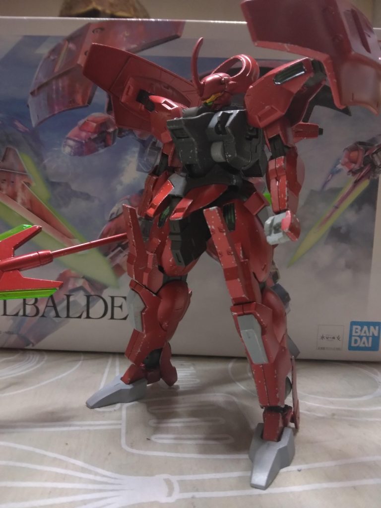 ツヤ消し、ウェザリング前の状態です。