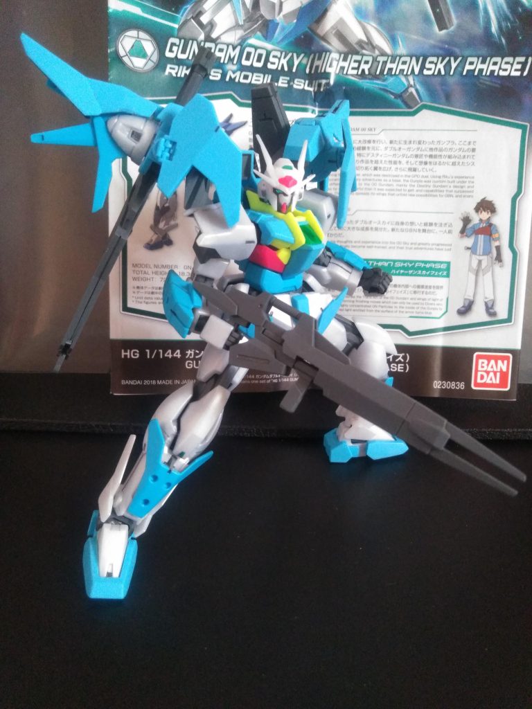 主人公『リクくん』の後半使用機体と成ります😊                            この子、通常キットより淡いカラーリングですよね🤔