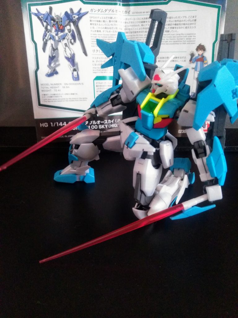 定価 + 数百円(又、忘れた)で購入です😤『ビーム サーベル抜刀❗』サーベルはフロントアーマーに設置されてます🧐