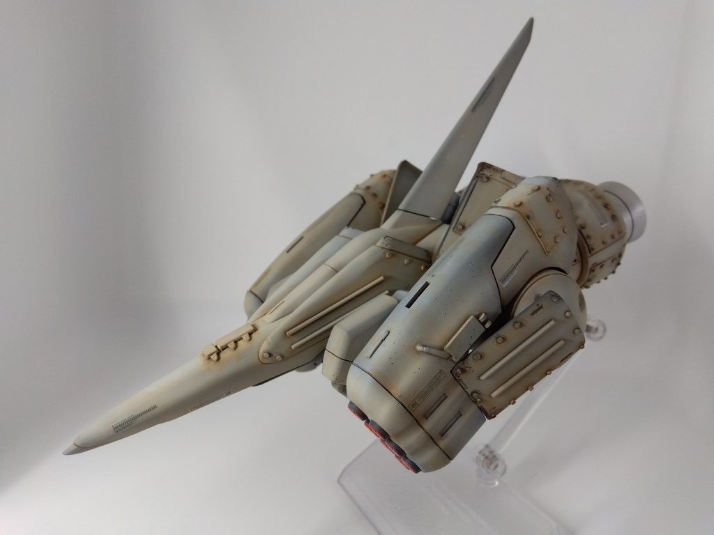 色を分けてみて、ブースターの方が良い色になったと感じました。汚しの色との相性かな？