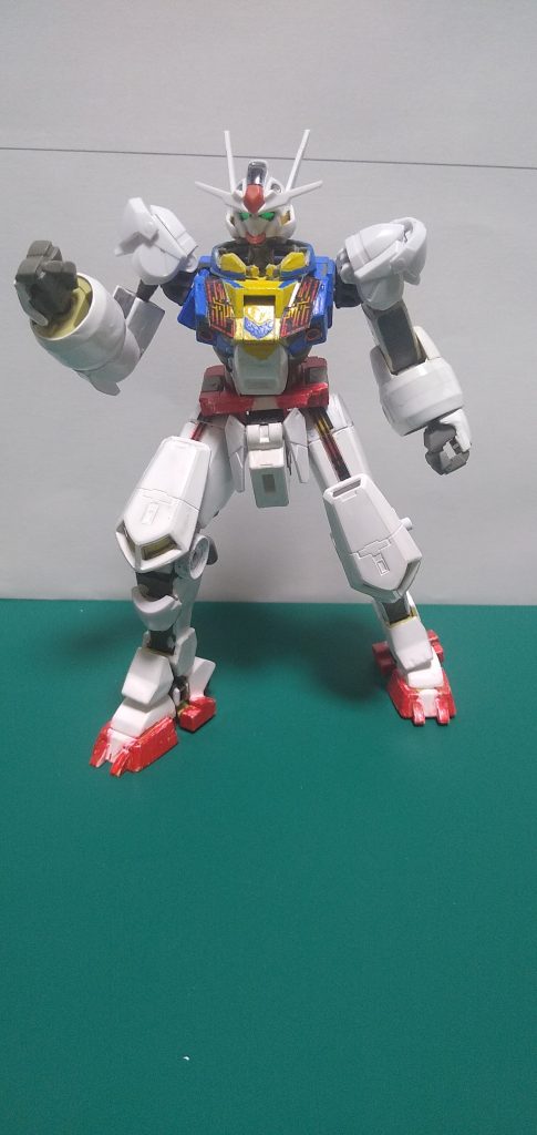 エアリアルの膝アーマー接着してます。飛べる。踊れる。えありある〜。