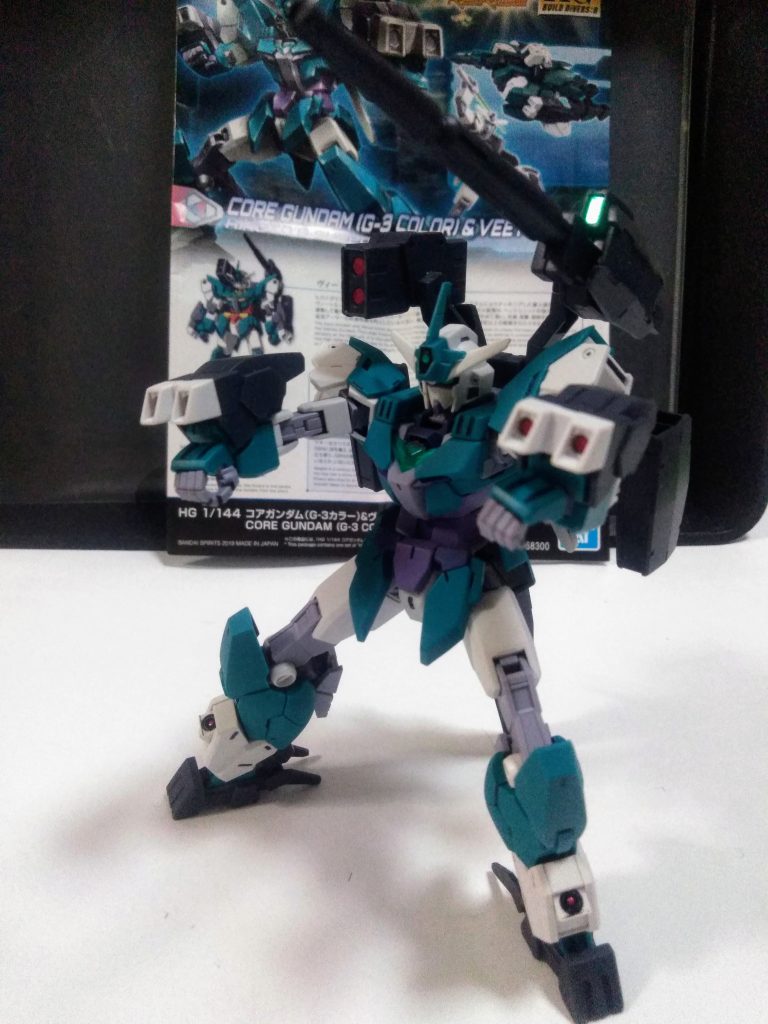 『全砲解放！』　　　　　　　　　　　　　　　　　　　他のガンダム世界作品の重攻撃型に比べると、寂しいですね😂　　　　　　　　　　　　　　　　自分的には此のくらいの方が、後付けしやすいので好みです😋