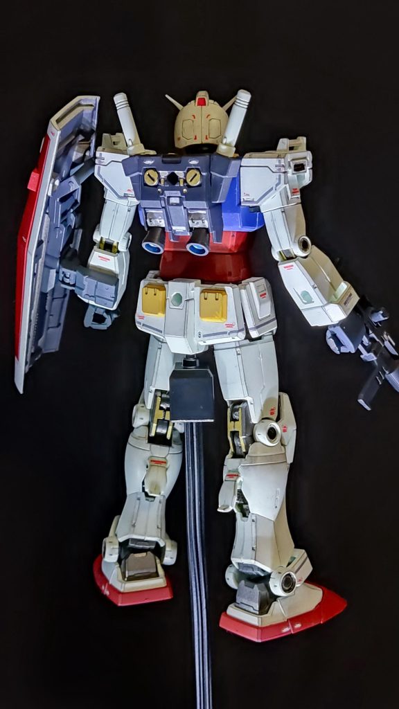 バックショット。フレームなど所々に部分塗装でメタリックを入れてます。