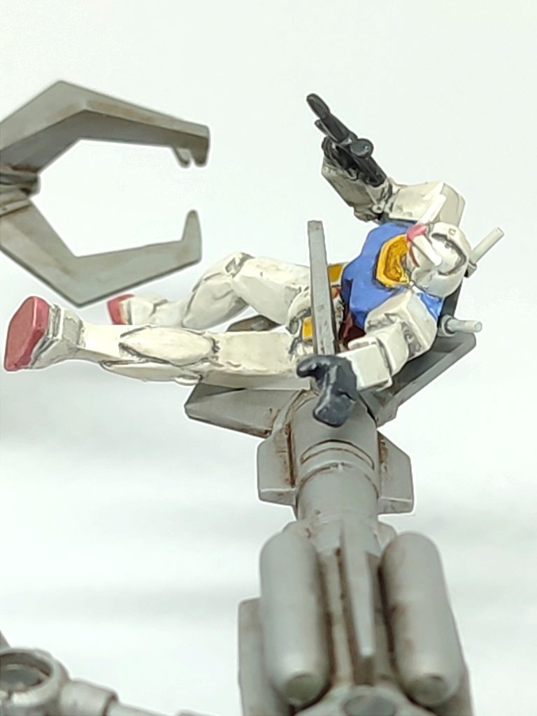 以前投稿の1/550ガンダム。このためのガンダムでした😜