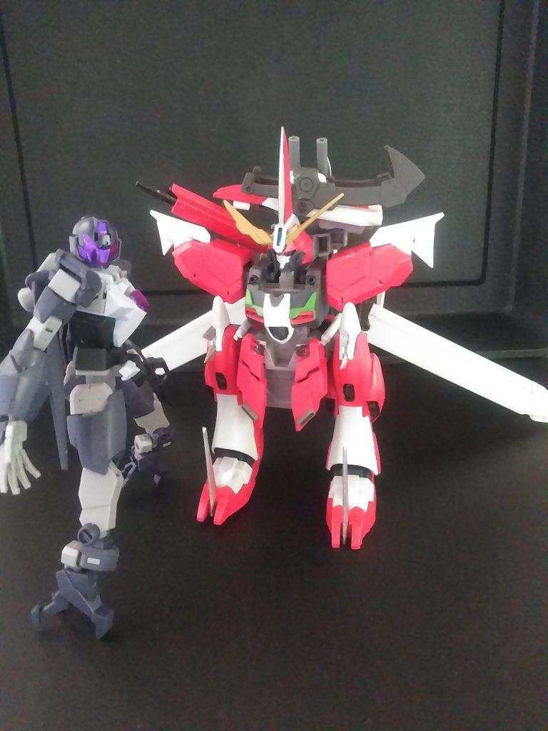 遂に『GBN』に『アルス』の攻撃が開始されました。『フェイク v アーマー』からの改造 『ネガ ∞ ジャスティス アーマー』と成ります😤