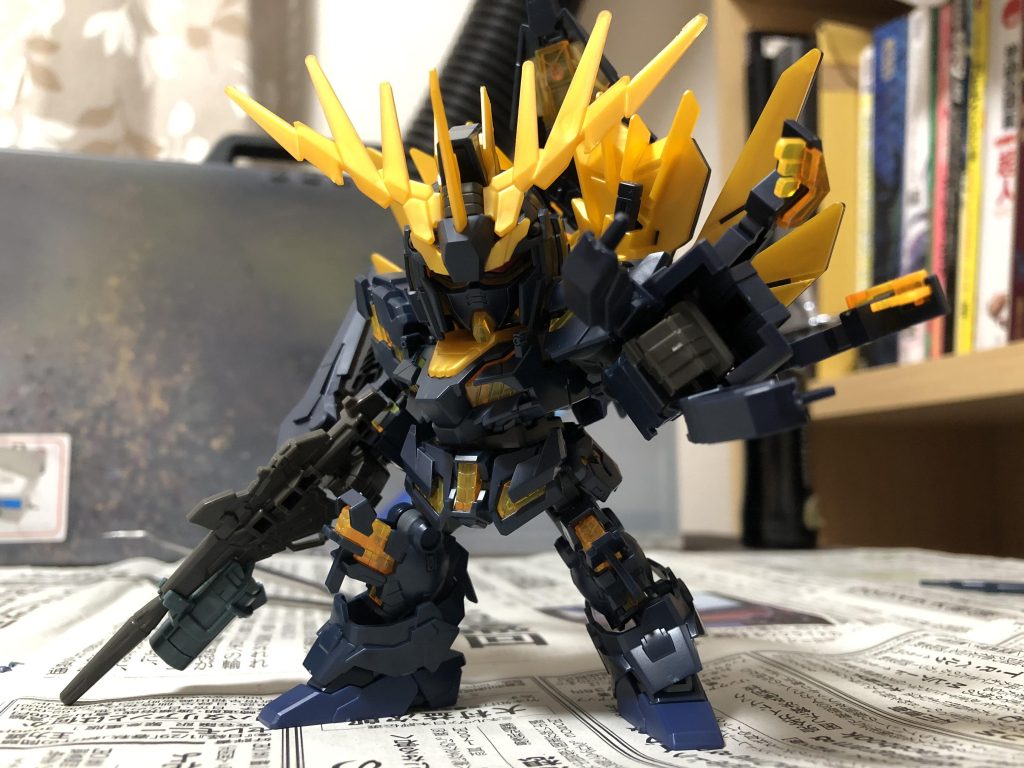 比較のために塗装前の画像を。金パーツはボーンペイントでメッキ塗装してます。