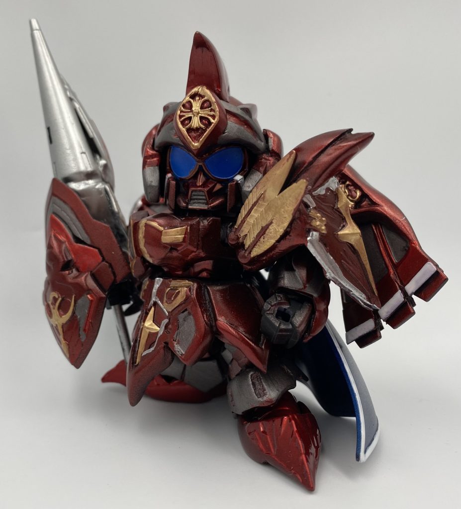 三国伝ギロスをベースに、騎士ガンダム、アーサーなどをミキシングしてます。