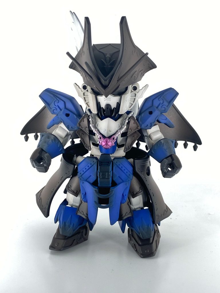 黒下地から雑目にベースカラーをグラデーション