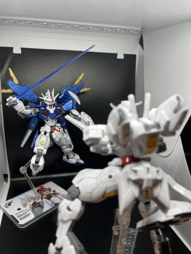 キャリバーンと向かい合わせてみました！アニメ面白かったなー