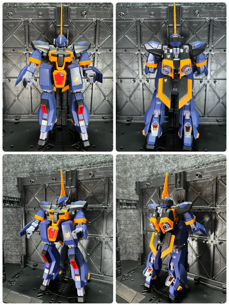 通常のバーザムより、トサカが大きかったり、バックパックのディテールがよくなってたりしていて、中々カッコイイです。