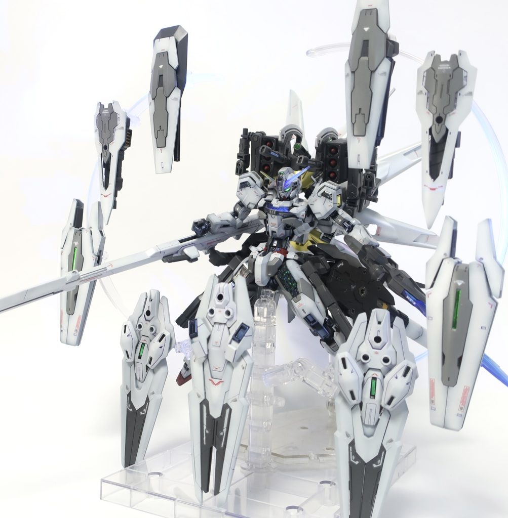 シールドガンビットを防御に使うディフェンスモード。9枚の盾による鉄壁の防御を誇ります