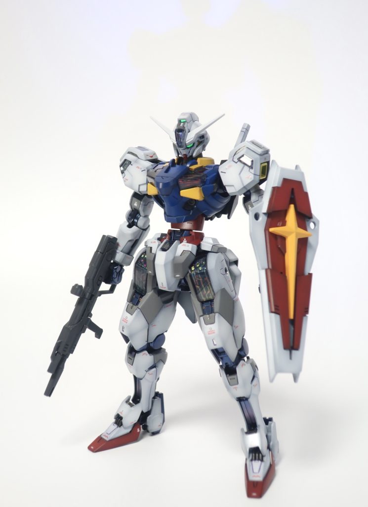 エアリアル改修型の胸部とノーマルエアリアルのバックパックをつけただけ。ウエストを3ミリ延長しています。