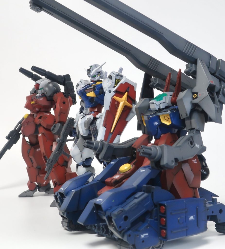 ルブリスウルキャノン、ルブリスソーンタンクと並べるとどこかで見たような部隊ができあがります