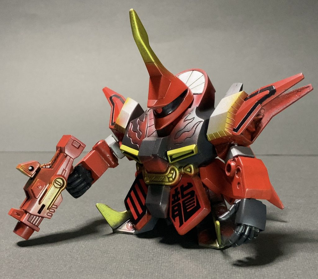 龍将龍将飛将形態に合わせて腕を改造しているので腕でっかいです💪🏻