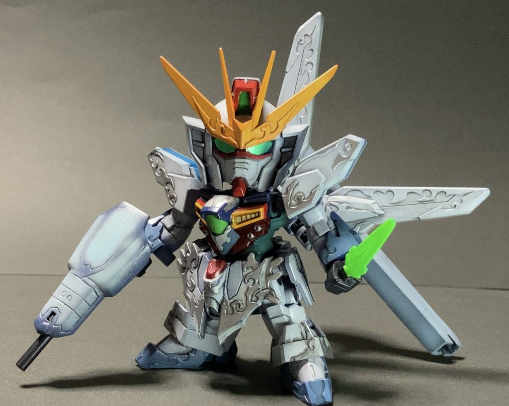 大好きな機体なので、いつかSDでカッコよく作りたいなと思っていました。自分なりには満足いくカタチになったので良かったです✨️( * ◜ω◝ )