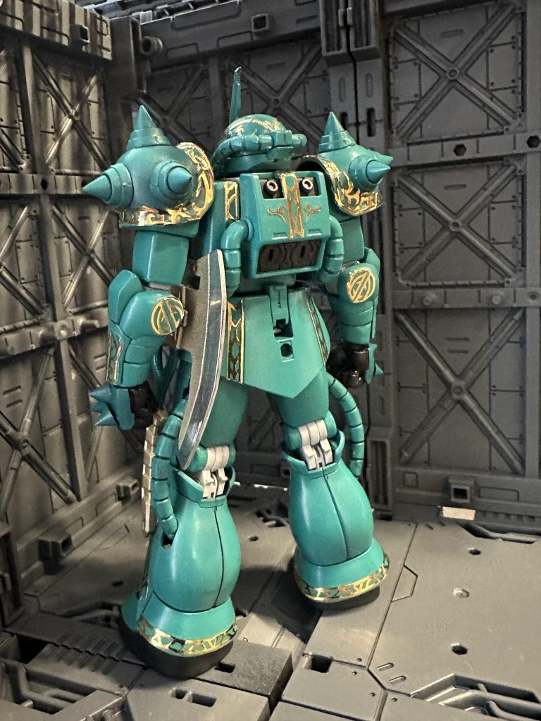 背面バーニア付け忘れた…