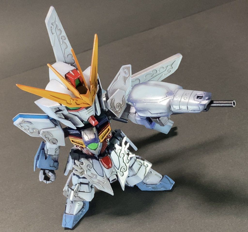 SDガンダムX–9枚目/制作者:@jiyu_nitsukuruきあい模型