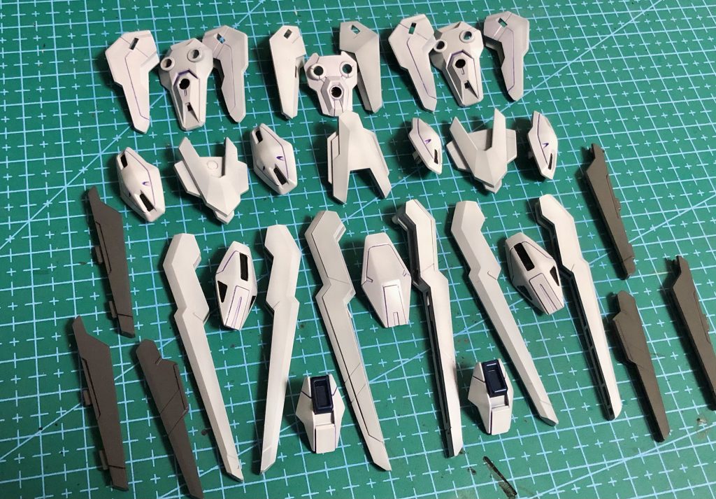 覚悟してはいたけどガンビット33基の塗装大変でした（笑）