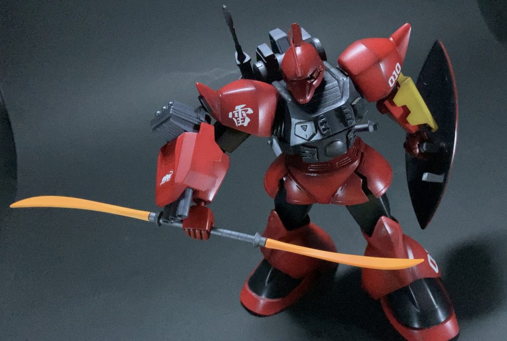 ビームナギナタハンドパーツはHGザクの物が余ってたので置き換えています。✋