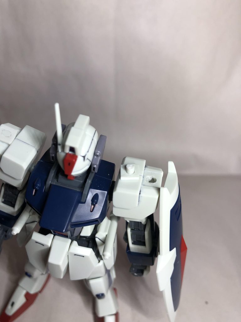 ランチャー、ソードと同様肩のカバーはランナーで作りました。