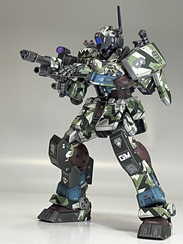 HG ジムスパルタン　スプリッター風迷彩　再UP–8枚目/制作者：takiyama08g