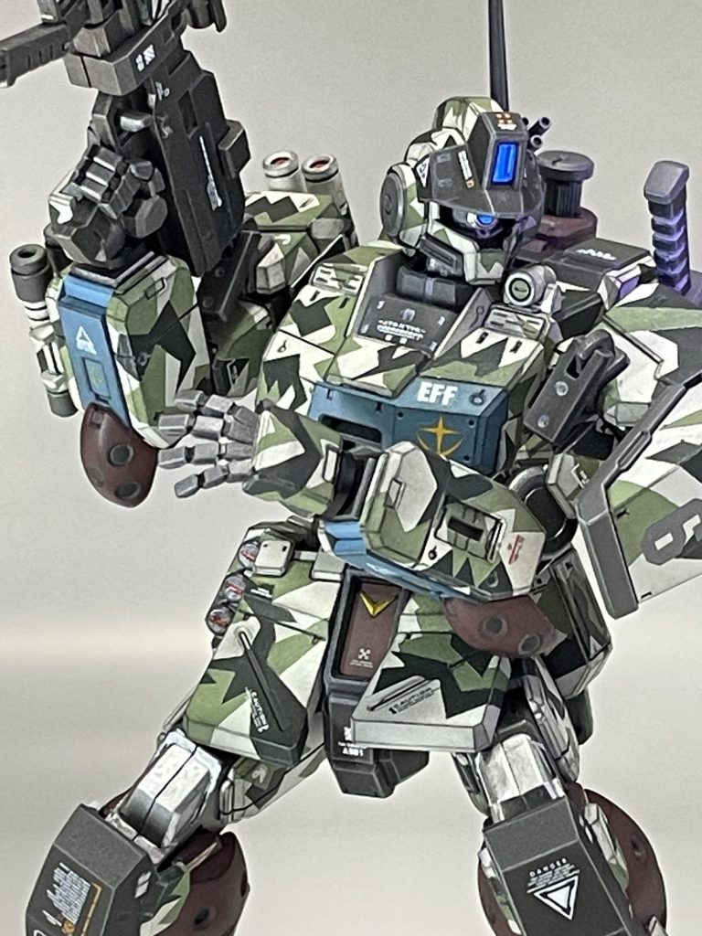 HG ジムスパルタン　スプリッター風迷彩　再UP–7枚目/制作者：takiyama08g