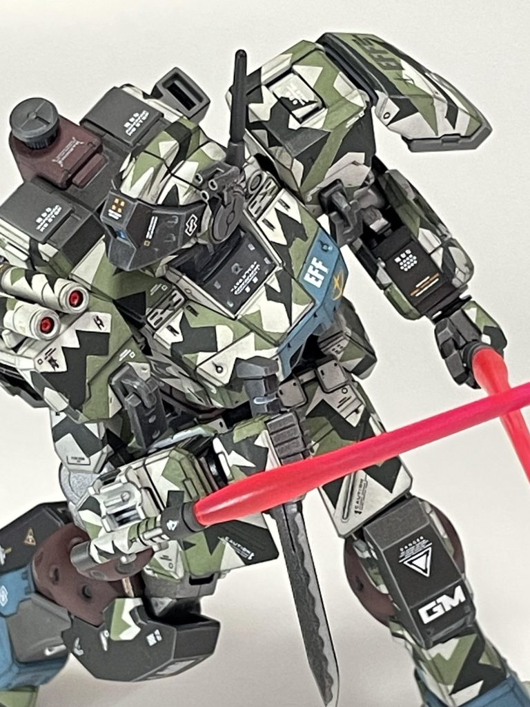 HG ジムスパルタン　スプリッター風迷彩　再UP–6枚目/制作者：takiyama08g