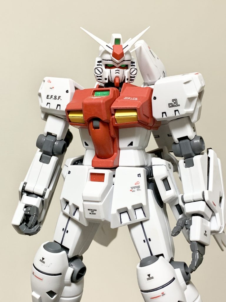 量産型といえばジム。今回はジムを意識したカラーです。