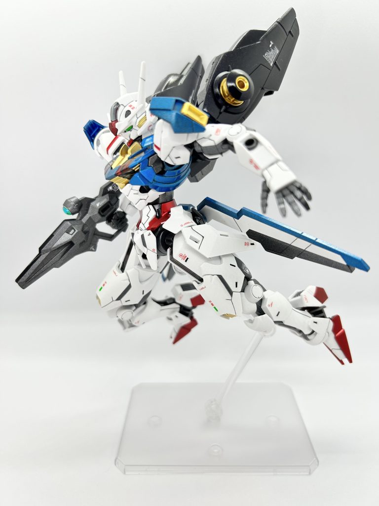 最後にもう一度駆けるエアリアル!最後まで見ていただき、ありがとうございました!次はキャリバーン作りたいです😊