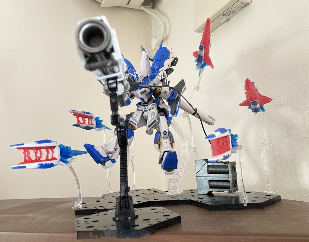 RGHi-νガンダム、ハイパーメガバズーカランチャー–3枚目/制作者：@nonbirigan