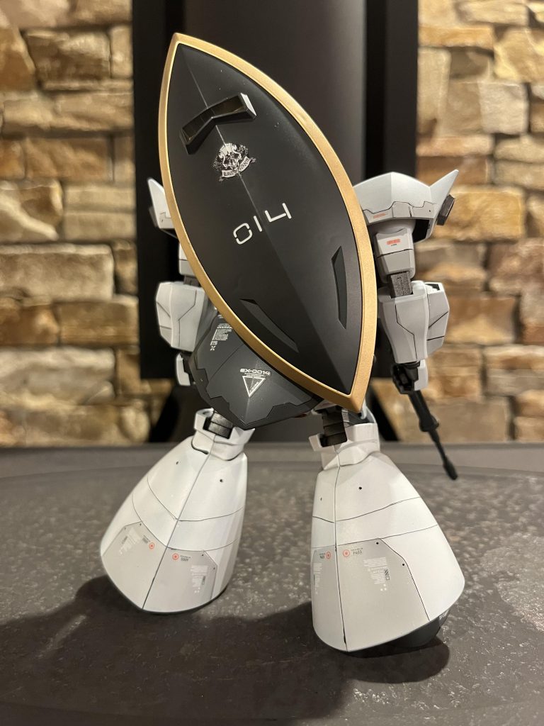 バックショットはこんな感じです‼️今回のお気に入りポイントは、スカート部分のスジボリです(๑>◡<๑)綺麗に色分けできていてとても気に入っています✨