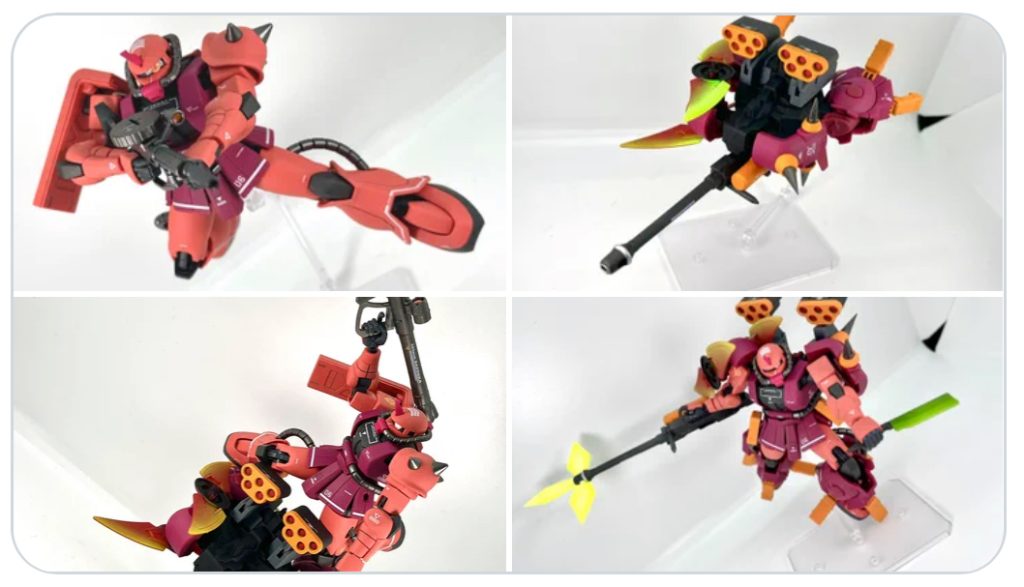 リバイブザクがカッコ良すぎてアメイジングが蛇足みたいになっちゃったの本当になんなん…wという感じではありますが、チャレンジも含めつつ形にできて良かったです。 今後の課題は、ちゃんと余裕持ったスケジュールで作る(展示会前日に完成)です(*´꒳`*)