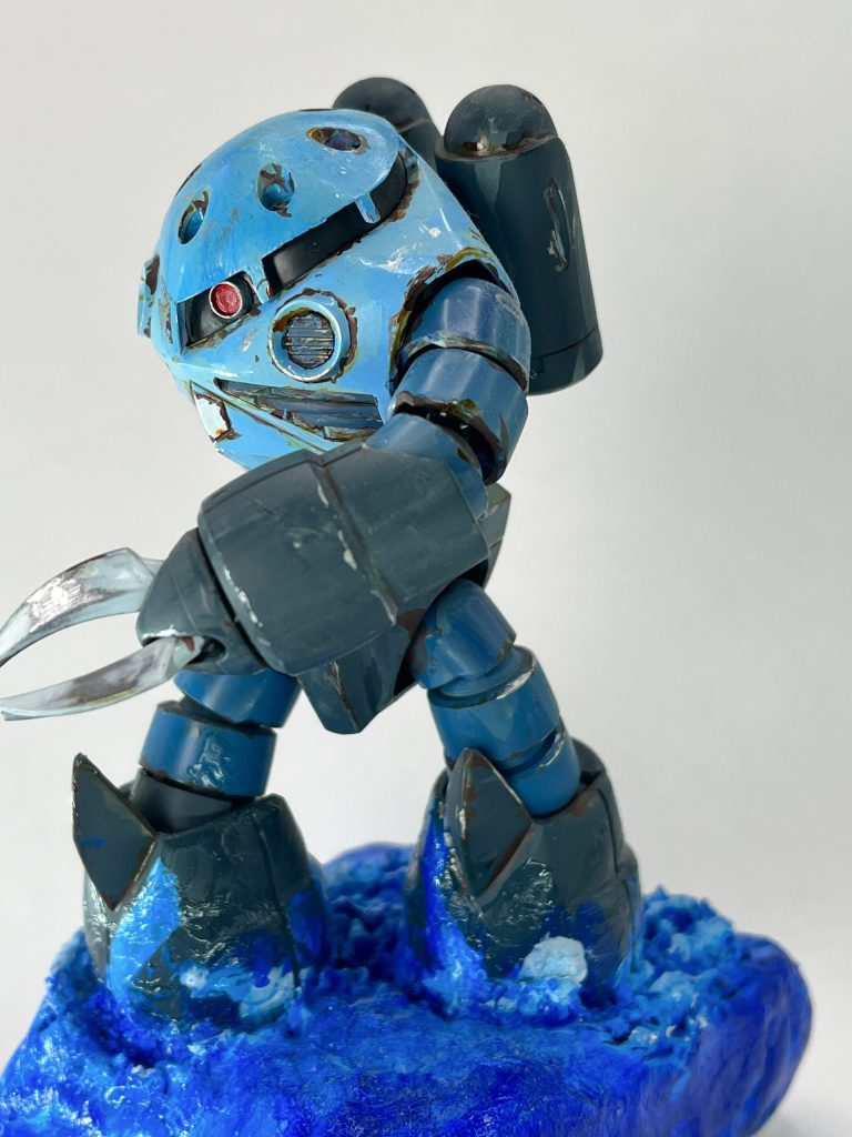 「戦士の帰還」　　　HGUC 1/144 MSM-07 ズゴック　[ヤフオク出品中]–7枚目/制作者：みらいみくのアトリエ