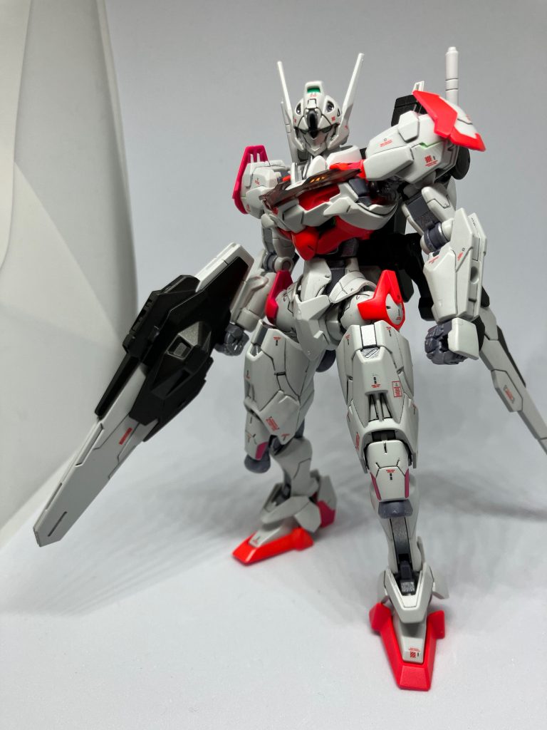 蛍光レッドを使ってみたら、なかなかに鮮やかでよし。